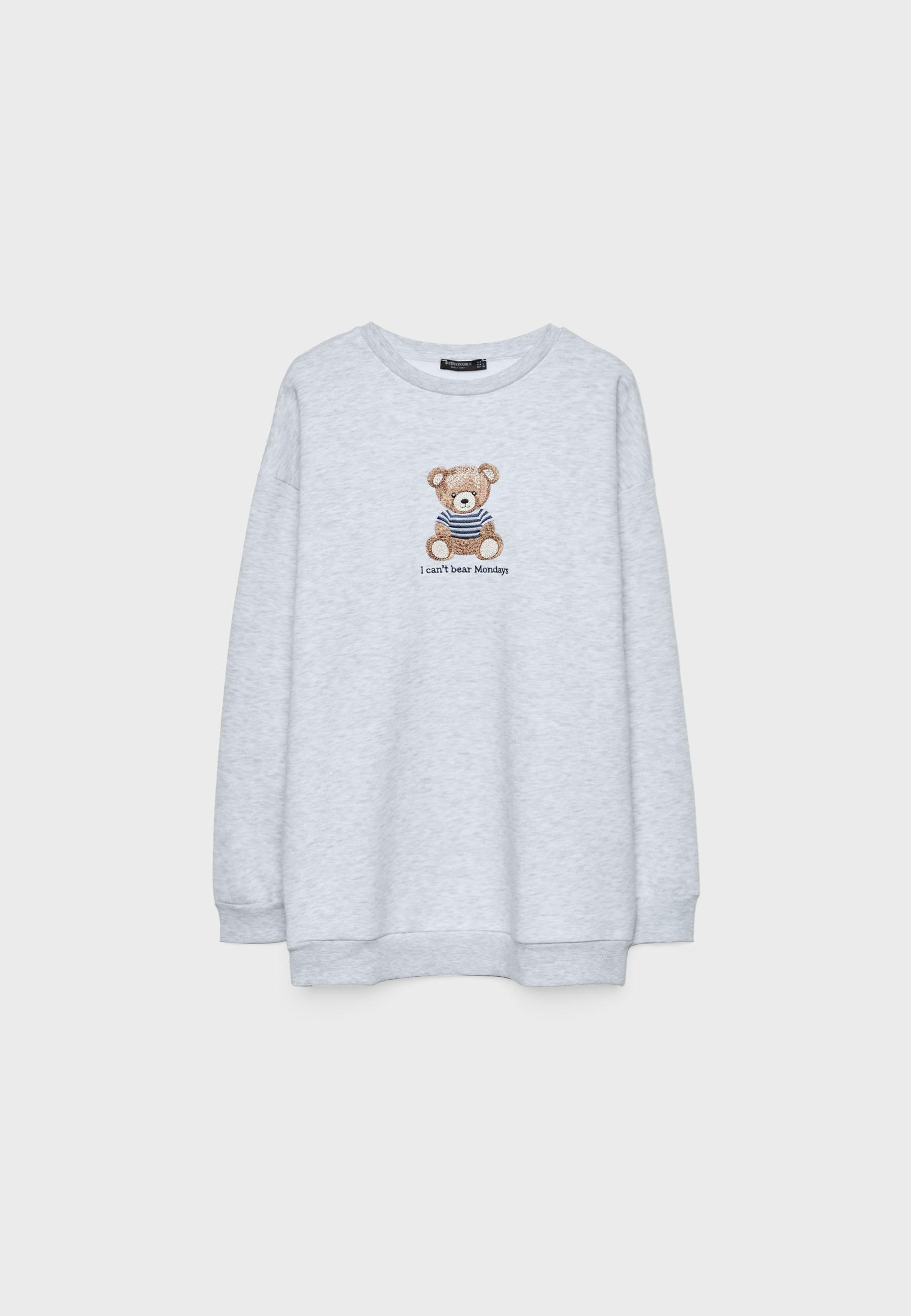 Sudadera oversize gris